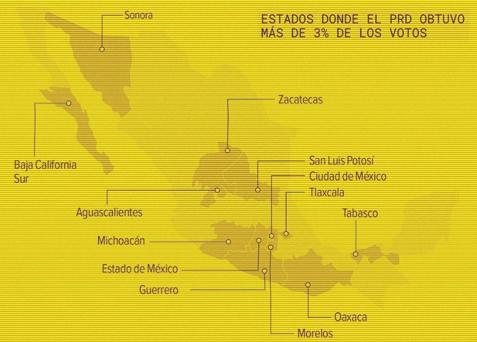 Mapa tomado del portal excelsior.com