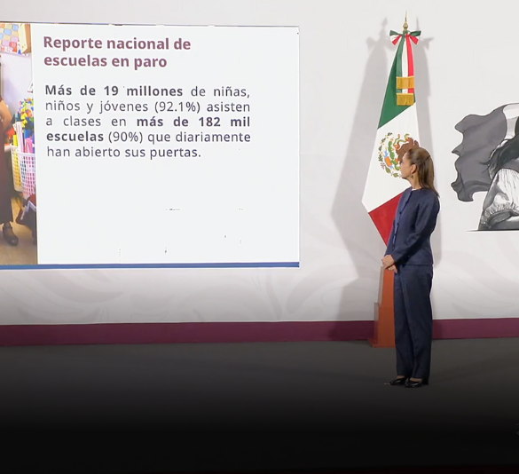 Claudia Sheinbaum crítica a la CNTE