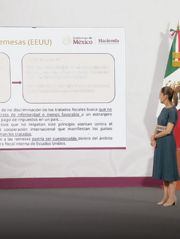 Gobierno de Sheinbaum defiende remesas