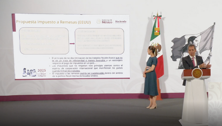 Gobierno de Sheinbaum defiende remesas