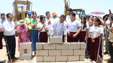 Gobernador Javier May en inicio del COBATAB 52 en Pomoca