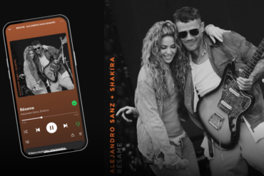 Shakira y Alejandro Sanz interpretando Bésame