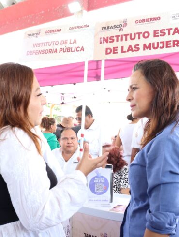 Claudia Magaña impulsa acciones contra violencia en Tabasco