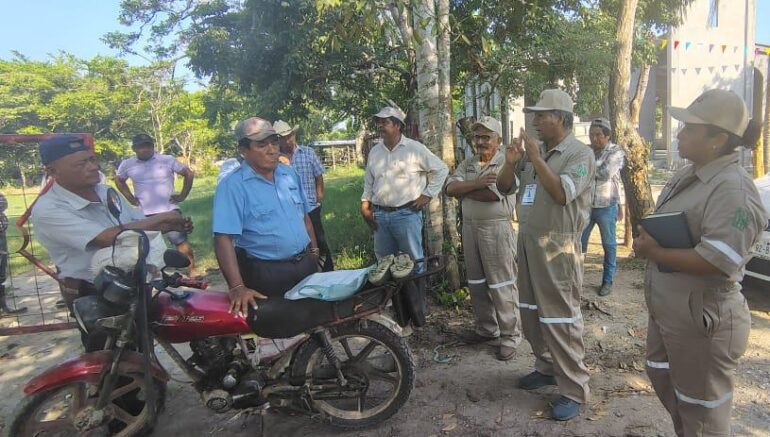 capacitación contra gusano barrenador en Tabasco