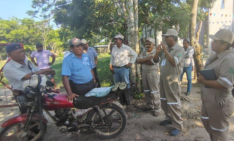 capacitación contra gusano barrenador en Tabasco