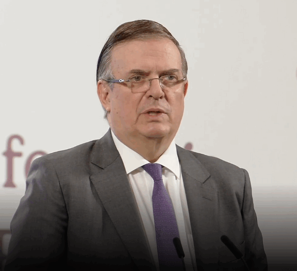 Marcelo Ebrard en la mañanera