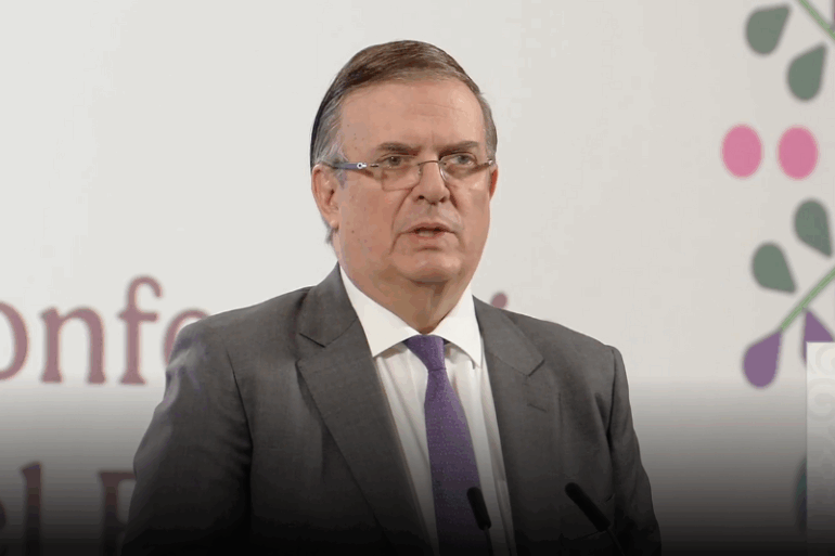 Marcelo Ebrard en la mañanera