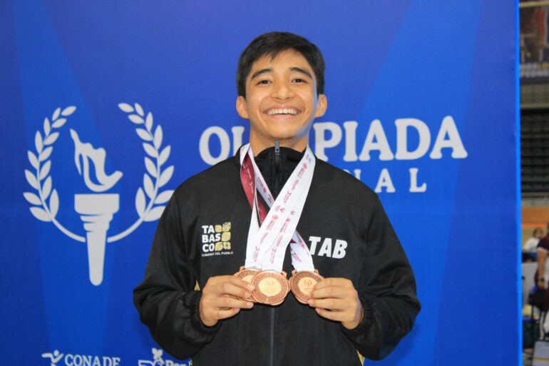 Tabasco medallas Olimpiada Nacional