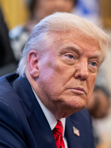 Donald Trump durante un acto oficial tras la operación militar contra Venezuela.