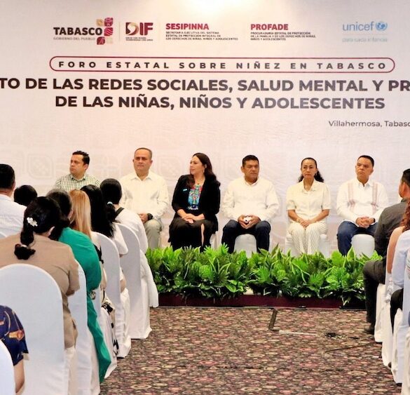 Foro estatal en Tabasco con Javier May y Efraín Reséndez sobre redes sociales y niñez