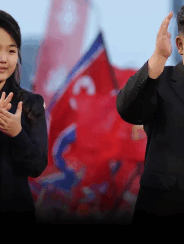 Kim Jong Un y su hija Ju Ae en Corea del Norte
