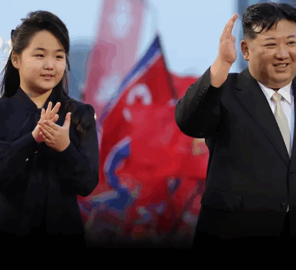 Kim Jong Un y su hija Ju Ae en Corea del Norte