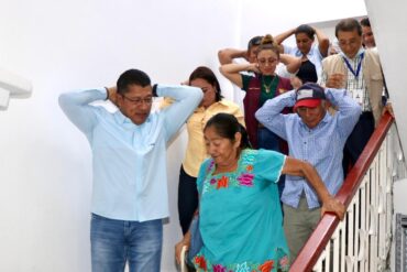simulacro de sismo en Nacajuca Tabasco