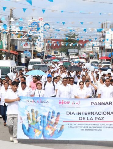 Marcha por la paz en Nacajuca Tabasco