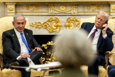 Mapa de Gaza con referencia al plan de 21 puntos de Trump