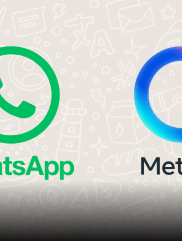 Ícono del círculo azul de Meta AI en WhatsApp