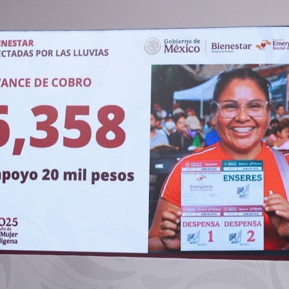 Avanza entrega de apoyos por lluvias del Gobierno de México
