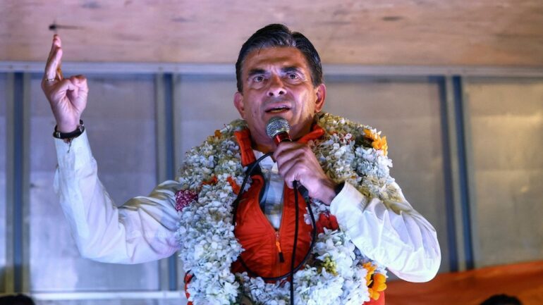 Rodrigo Paz celebra su triunfo en la presidencia de Bolivia