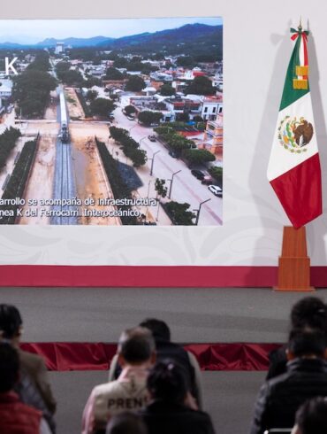 Avances del Tren Interoceánico Línea K en el sur-sureste de México