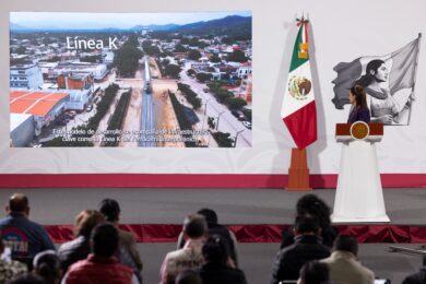 Avances del Tren Interoceánico Línea K en el sur-sureste de México