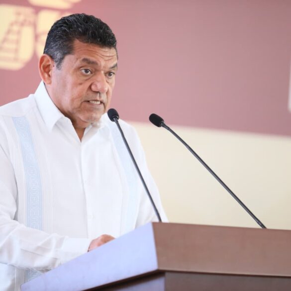 Javier May presenta el Escudo Olmeca, nuevo C5 con inteligencia artificial en Tabasco.