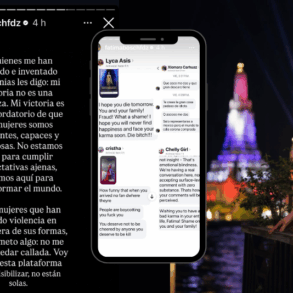 Fátima Bosch rompe el silencio tras ataques digitales