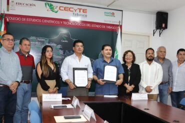 Convenio de profesionalización entre IAP Tabasco y CECyTE Tabasco