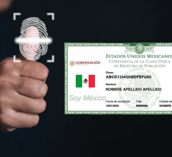 CURP biométrica en trámites oficiales de México