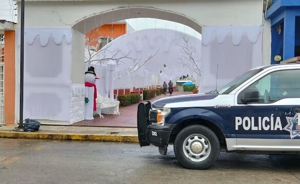 Operativo de seguridad en Nacajuca, Tabasco durante fin de año