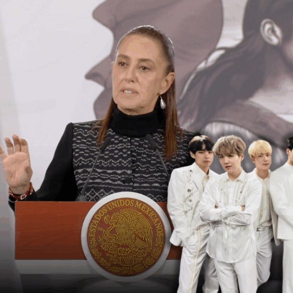 Presidenta Claudia Sheinbaum anuncia el envío de una carta a Corea del Sur sobre los conciertos de BTS en México.