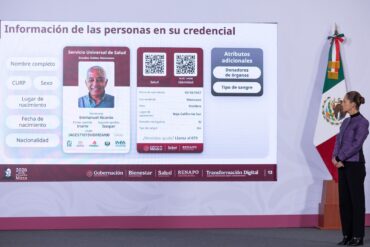 Módulo de atención de la Secretaría de Bienestar para el registro del Servicio Universal de Salud en 2026.