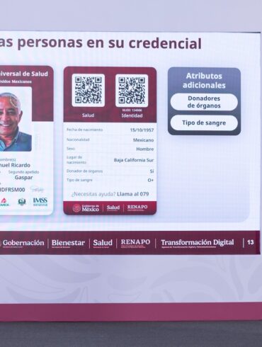 Módulo de atención de la Secretaría de Bienestar para el registro del Servicio Universal de Salud en 2026.
