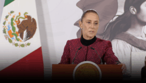 Claudia Sheinbaum defendiendo soberanía nacional tras llamada con Trump