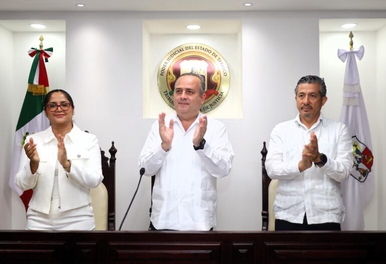 Inicio de labores del Tribunal Superior de Justicia de Tabasco en 2026