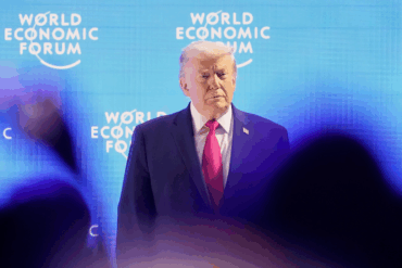 Donald Trump durante su intervención en el Foro Económico Mundial de Davos, en medio de la controversia por Groenlandia y las tensiones con la OTAN y Europa.
