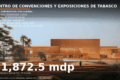 Render del nuevo Centro de Convenciones y Exposiciones de Tabasco con cifra contractual: $1,872.5 mdp.