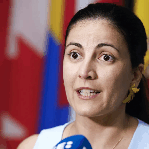 Rosa María Payá, comisionada de la CIDH, durante una conferencia internacional sobre democracia y derechos humanos.