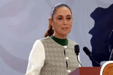 Claudia Sheinbaum durante mensaje público tras operativo contra el CJNG