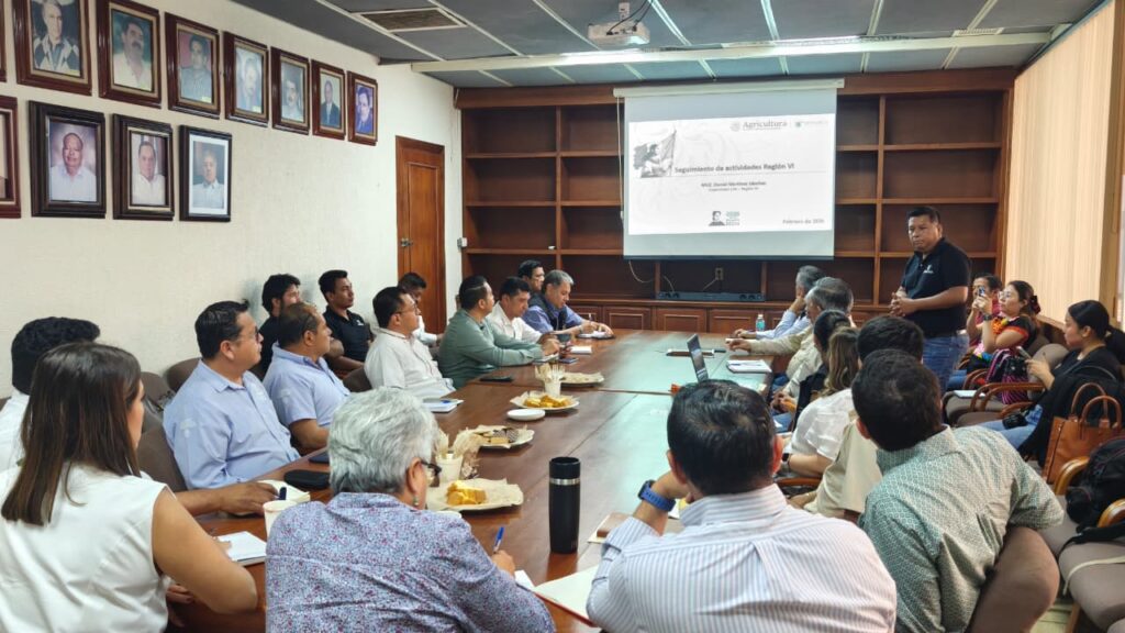 Reunión interinstitucional para la erradicación del Gusano Barrenador en Tabasco encabezada por Sedafop.