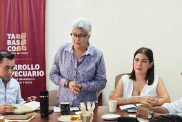Reunión interinstitucional para la erradicación del Gusano Barrenador en Tabasco encabezada por Sedafop.