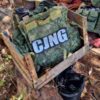 Chaleco táctico con insignia CJNG asegurado en operativo federal