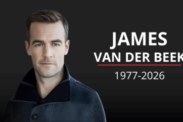 James Van Der Beek durante etapa de Dawson’s Creek antes de su fallecimiento en 2026