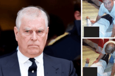 Agentes de la policía escoltando el vehículo tras la detención del príncipe Andrés en Londres.