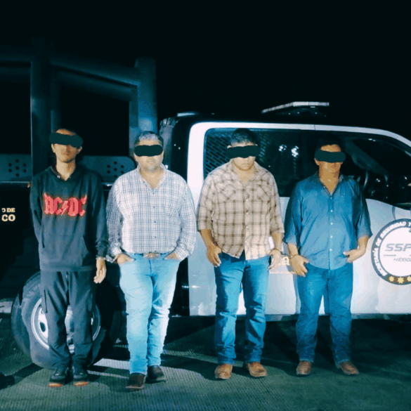 Operativo de seguridad en Tabasco con decomiso de armamento y vehículos