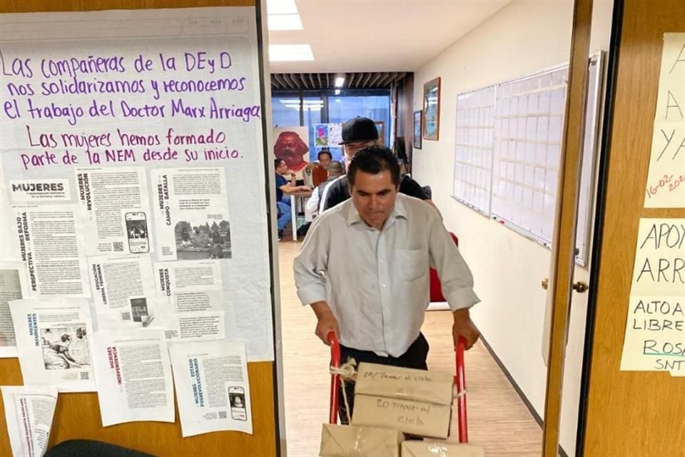 La SEP comenzó a vaciar la oficina de Marx 