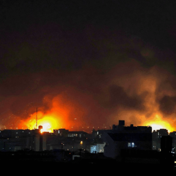 explosiones y sistemas antimisiles durante enfrentamientos entre Israel e Irán