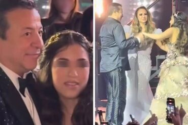 Empresario petrolero Juan Carlos Guerrero Rojas durante la fiesta de XV años celebrada en Villahermosa que se volvió viral por su lujo.