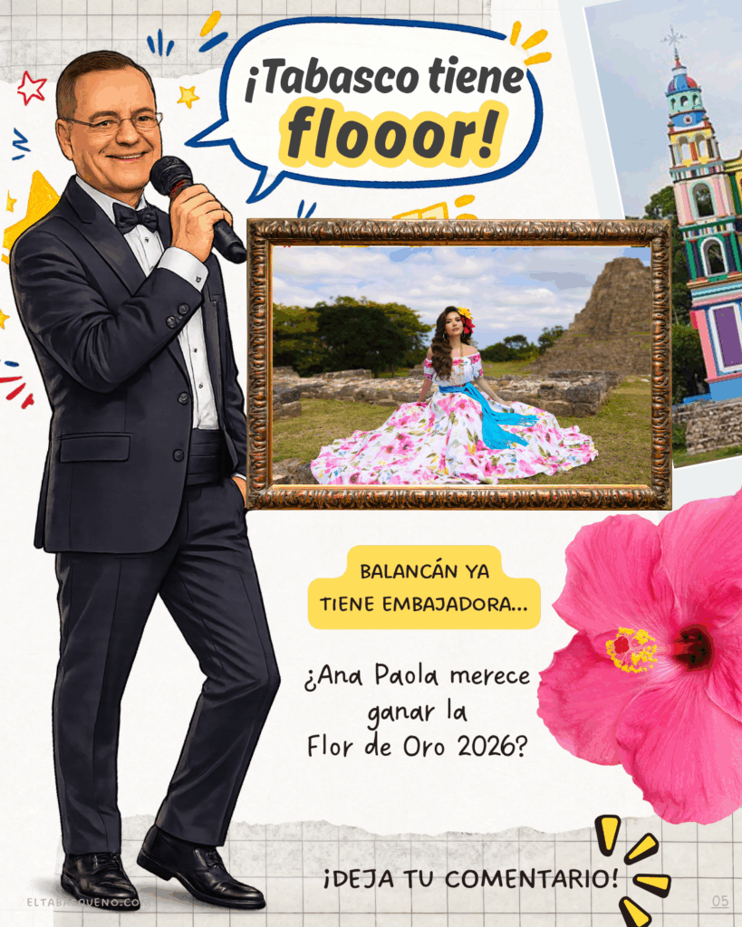 Ana Paola embajadora de Balancán rumbo a la Flor de Oro en la Feria Tabasco 2026