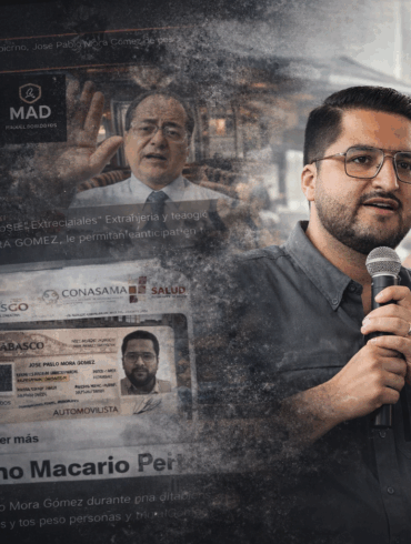 Publicaciones en redes sociales de actores políticos con ataques contra José Pablo Mora Gómez en Tabasco