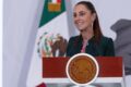 La presidenta Claudia Sheinbaum destaca los beneficios del programa México te abraza para migrantes en Villahermosa, Tabasco.